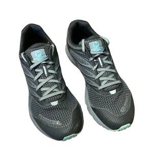 Merrell Women Trail Running Shoes Sz‎ 8.5 Gray/Black Breathable Mesh Lightweight